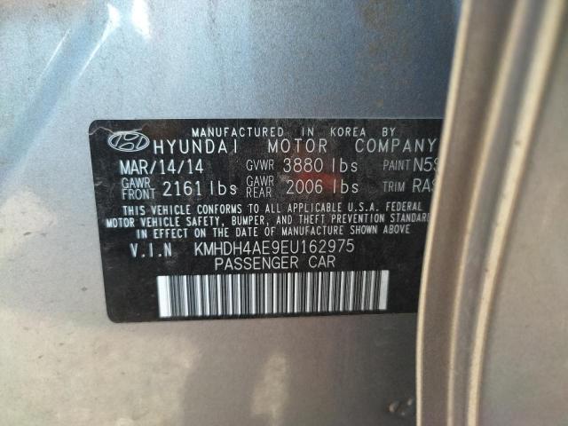 Photo 9 VIN: KMHDH4AE9EU162975 - HYUNDAI ELANTRA SE 