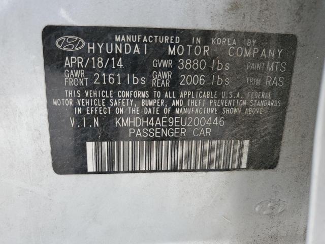 Photo 12 VIN: KMHDH4AE9EU200446 - HYUNDAI ELANTRA 