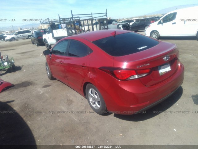 Photo 2 VIN: KMHDH4AE9FU223839 - HYUNDAI ELANTRA 