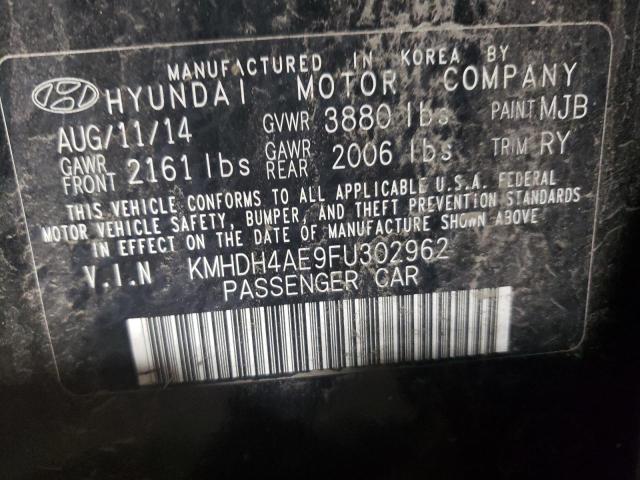 Photo 11 VIN: KMHDH4AE9FU302962 - HYUNDAI ELANTRA SE 