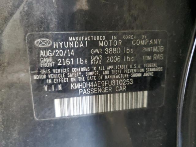 Photo 12 VIN: KMHDH4AE9FU310253 - HYUNDAI ELANTRA 