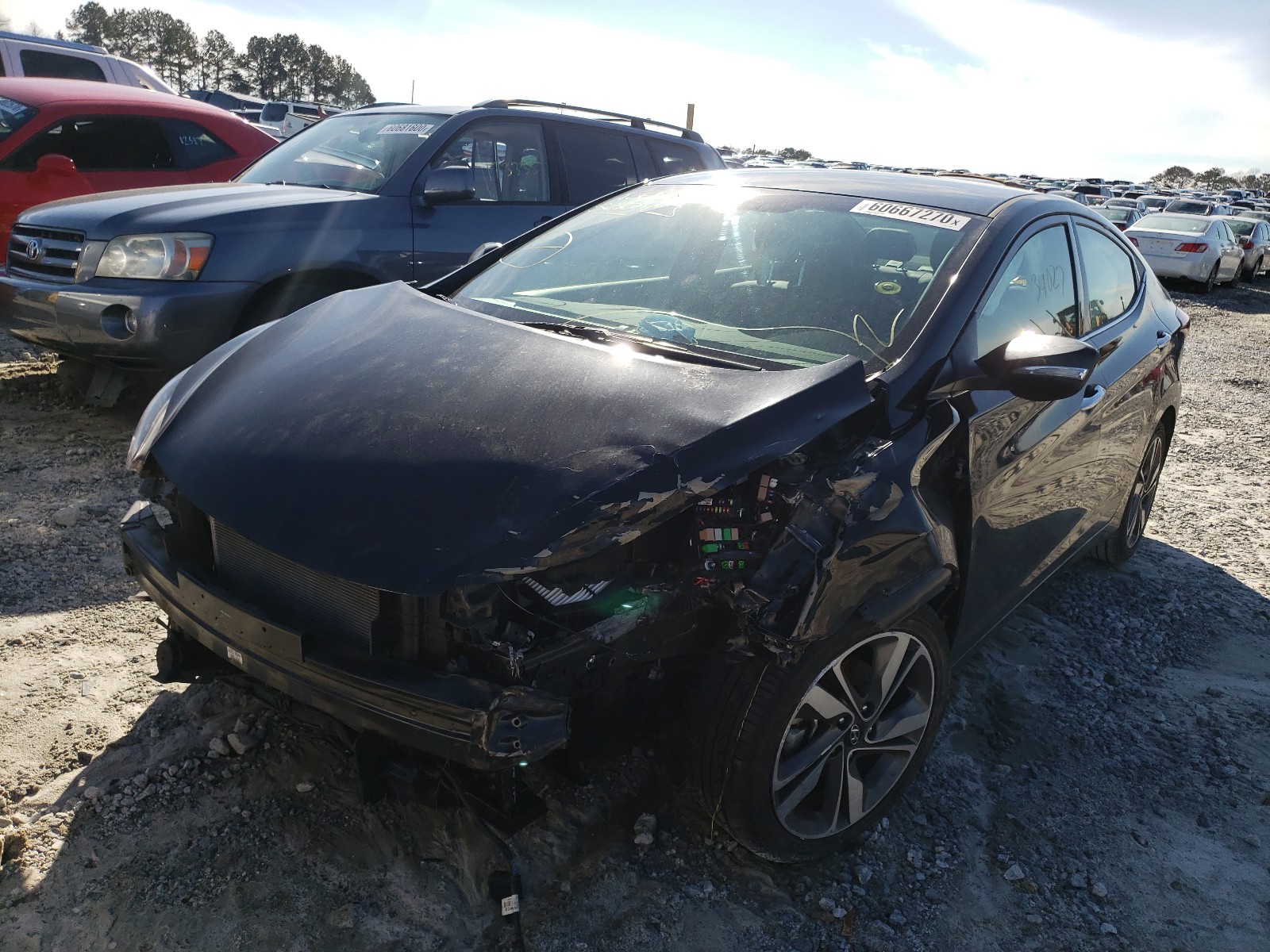 Photo 1 VIN: KMHDH4AE9FU370498 - HYUNDAI ELANTRA SE 