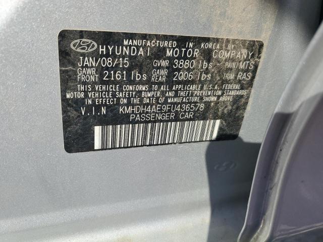 Photo 11 VIN: KMHDH4AE9FU436578 - HYUNDAI ELANTRA SE 