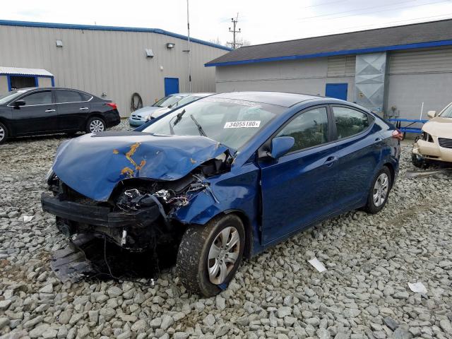 Photo 1 VIN: KMHDH4AE9GU484485 - HYUNDAI ELANTRA SE 