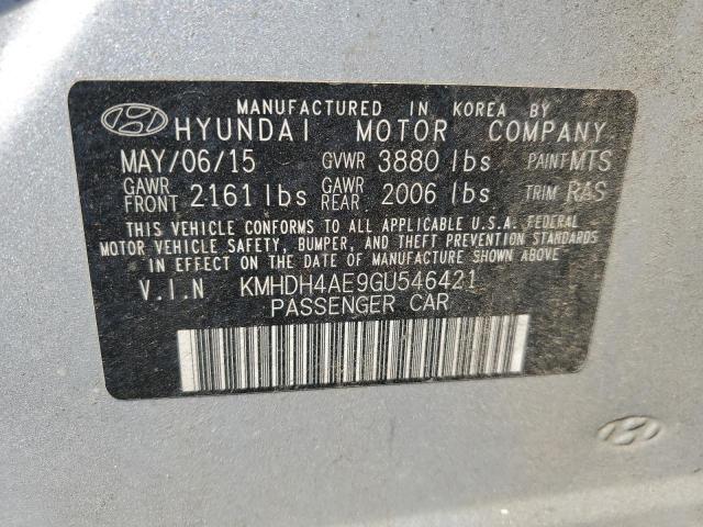 Photo 11 VIN: KMHDH4AE9GU546421 - HYUNDAI ELANTRA 