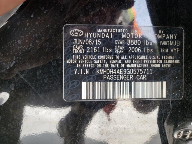 Photo 9 VIN: KMHDH4AE9GU575711 - HYUNDAI ELANTRA SE 