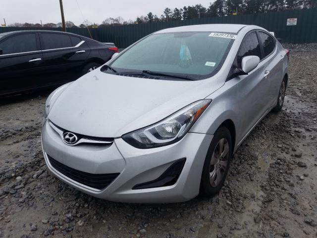 Photo 1 VIN: KMHDH4AE9GU579497 - HYUNDAI ELANTRA SE 