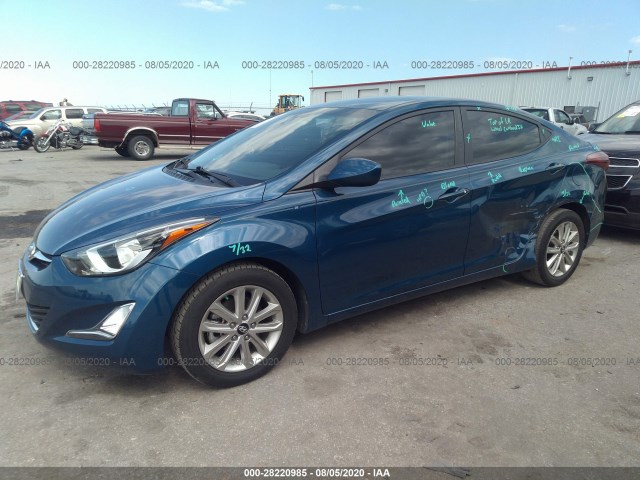 Photo 1 VIN: KMHDH4AE9GU584585 - HYUNDAI ELANTRA 