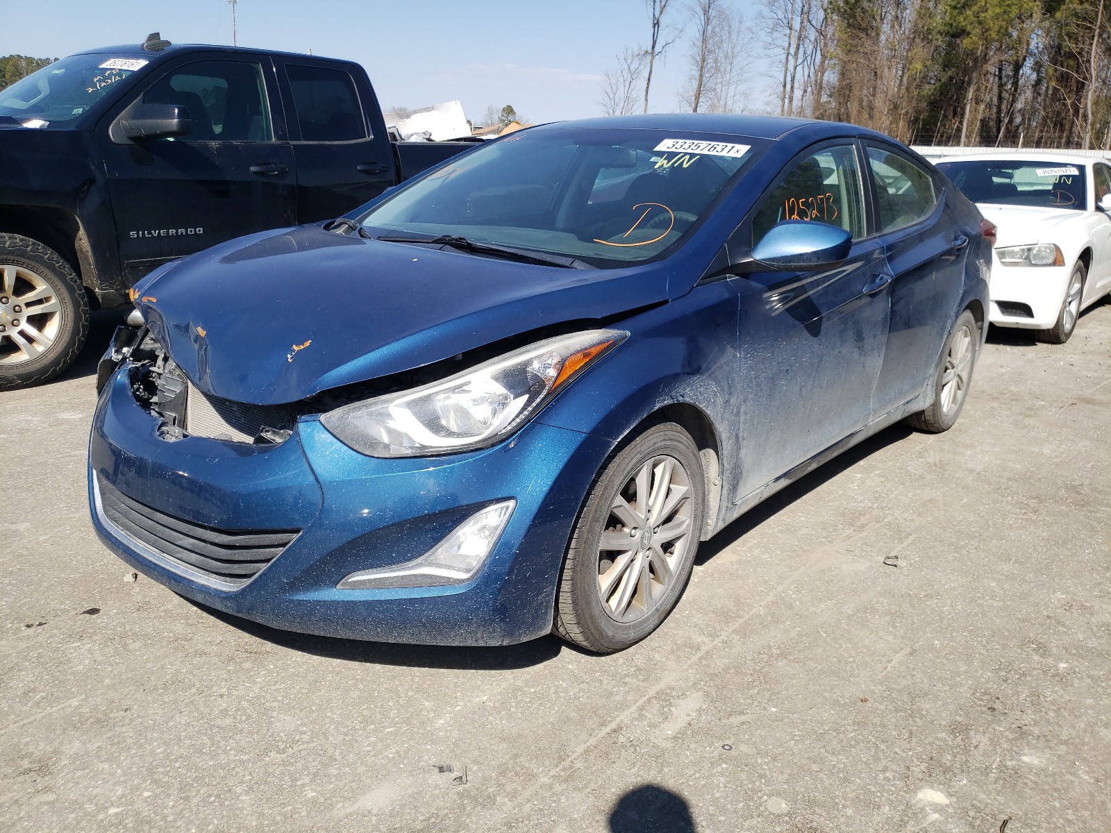 Photo 1 VIN: KMHDH4AE9GU618430 - HYUNDAI ELANTRA SE 