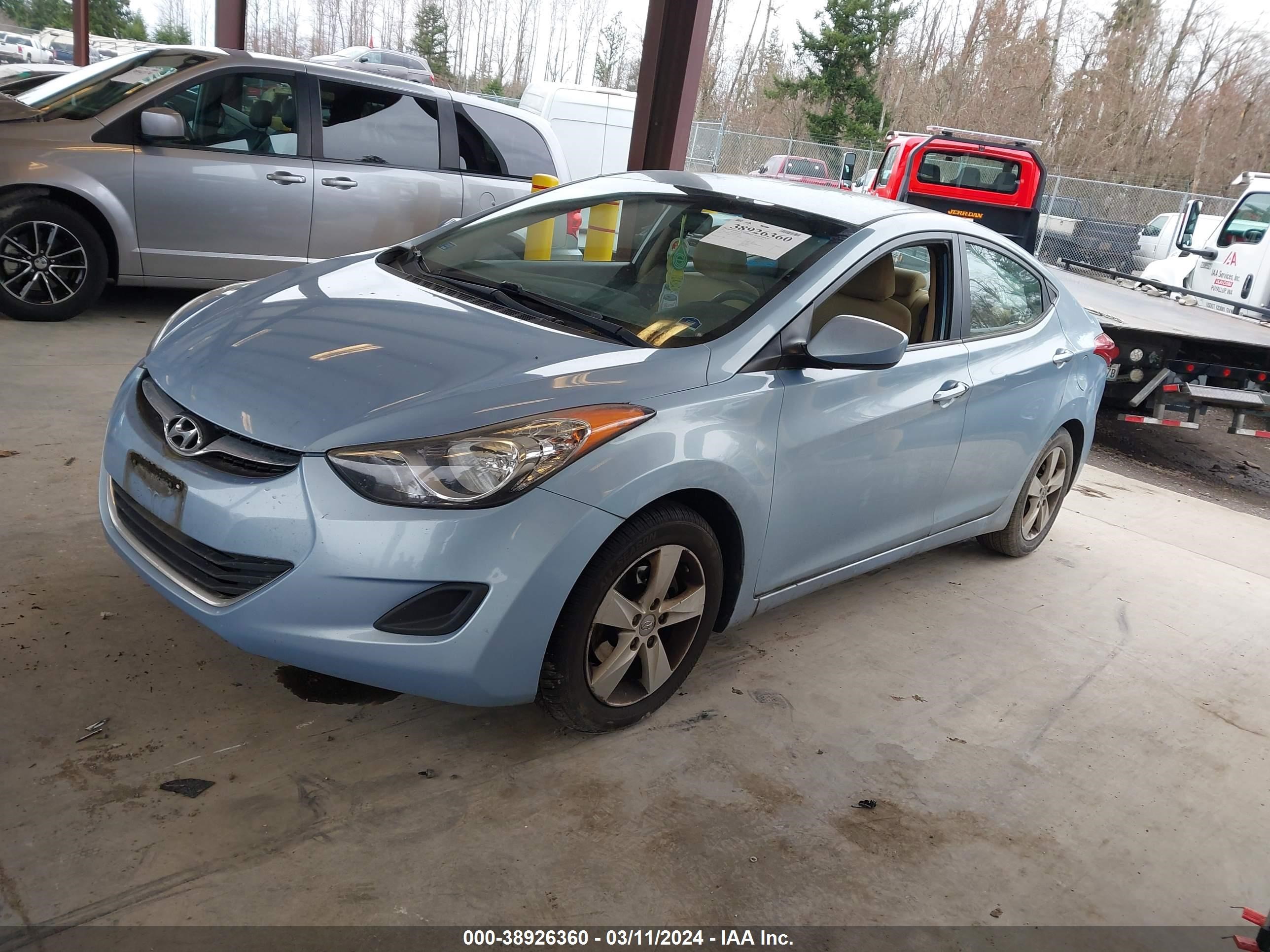 Photo 1 VIN: KMHDH4AEXBU103770 - HYUNDAI ELANTRA 