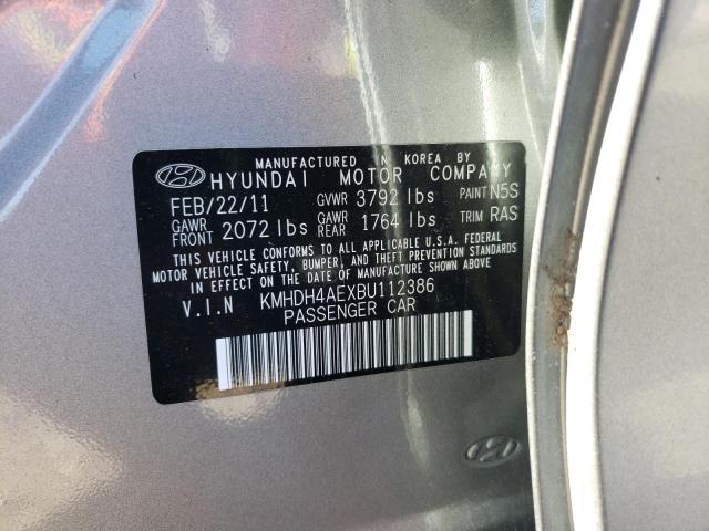 Photo 11 VIN: KMHDH4AEXBU112386 - HYUNDAI ELANTRA GL 