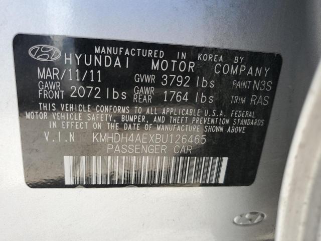 Photo 11 VIN: KMHDH4AEXBU126465 - HYUNDAI ELANTRA GL 