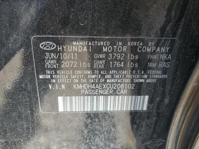 Photo 11 VIN: KMHDH4AEXCU208102 - HYUNDAI ELANTRA 