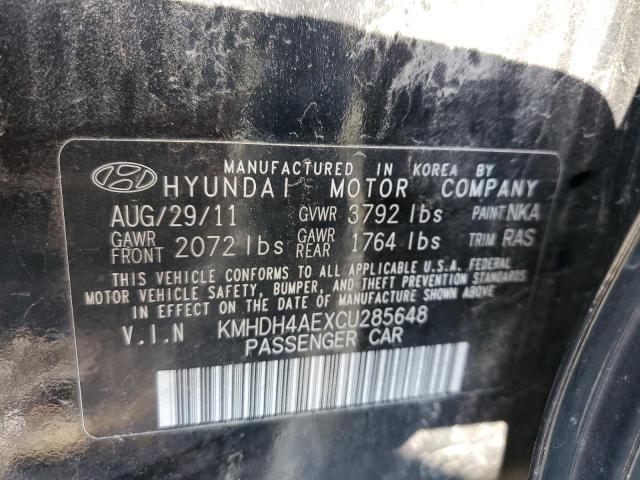 Photo 11 VIN: KMHDH4AEXCU285648 - HYUNDAI ELANTRA 