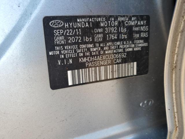 Photo 11 VIN: KMHDH4AEXCU306692 - HYUNDAI ELANTRA 