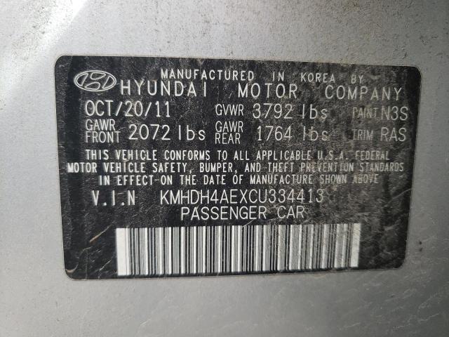 Photo 11 VIN: KMHDH4AEXCU334413 - HYUNDAI ELANTRA 