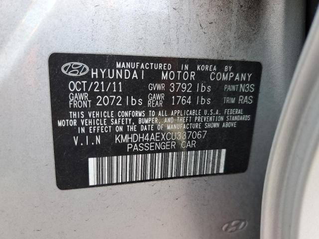 Photo 11 VIN: KMHDH4AEXCU337067 - HYUNDAI ELANTRA 