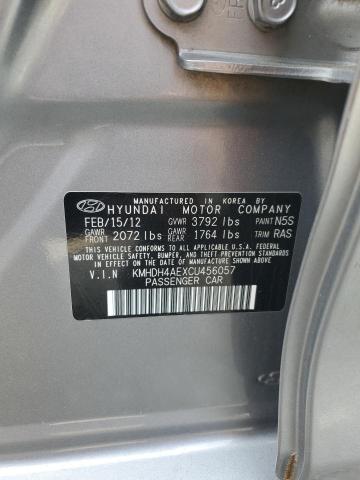 Photo 11 VIN: KMHDH4AEXCU456057 - HYUNDAI ELANTRA GL 