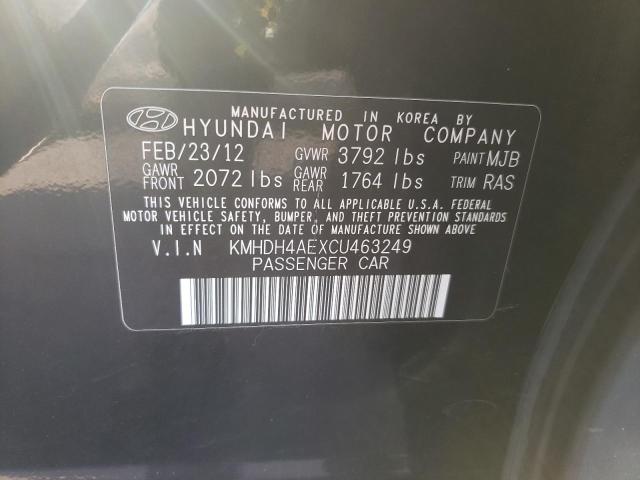 Photo 12 VIN: KMHDH4AEXCU463249 - HYUNDAI ELANTRA 