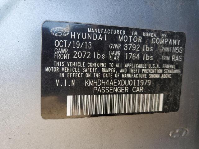 Photo 11 VIN: KMHDH4AEXDU011979 - HYUNDAI ELANTRA GL 