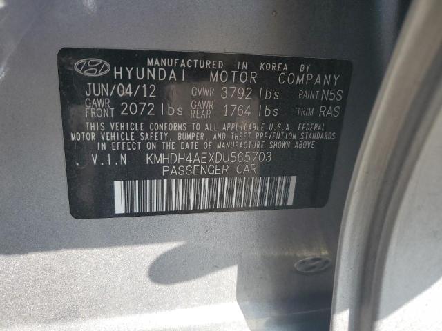 Photo 11 VIN: KMHDH4AEXDU565703 - HYUNDAI ELANTRA GL 