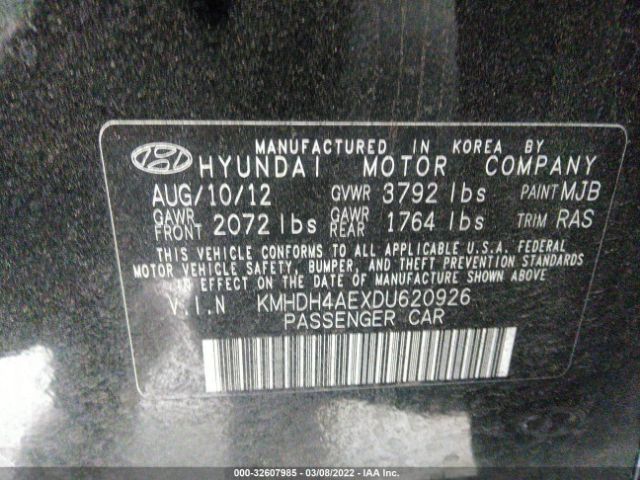 Photo 8 VIN: KMHDH4AEXDU620926 - HYUNDAI ELANTRA 