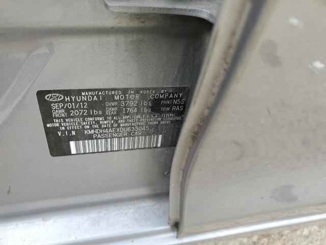 Photo 11 VIN: KMHDH4AEXDU633045 - HYUNDAI ELANTRA GL 