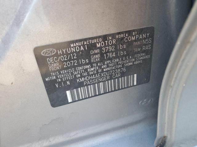 Photo 11 VIN: KMHDH4AEXDU723876 - HYUNDAI ELANTRA GL 