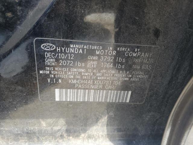 Photo 9 VIN: KMHDH4AEXDU731704 - HYUNDAI ELANTRA GL 