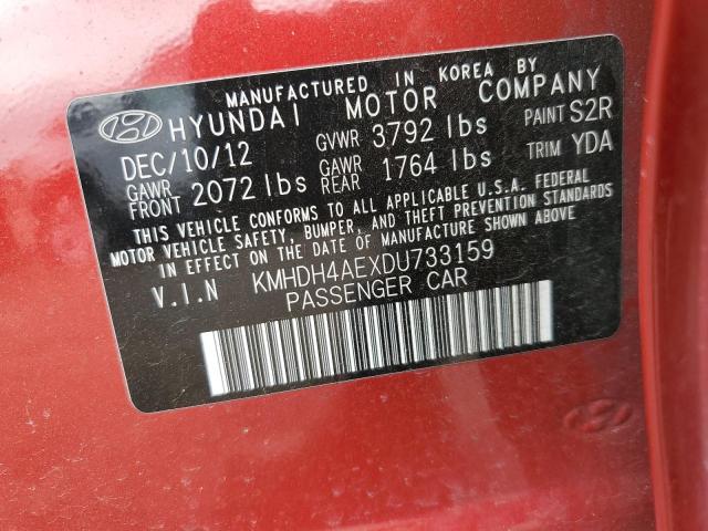 Photo 11 VIN: KMHDH4AEXDU733159 - HYUNDAI ELANTRA 