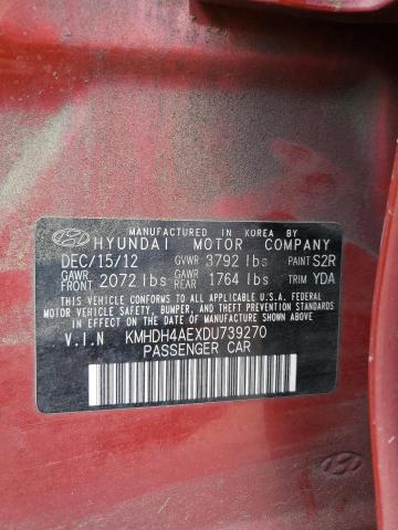 Photo 11 VIN: KMHDH4AEXDU739270 - HYUNDAI ELANTRA 