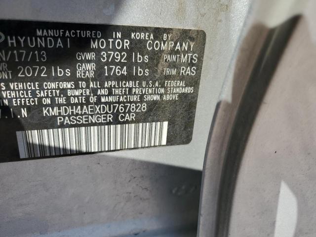 Photo 11 VIN: KMHDH4AEXDU767828 - HYUNDAI ELANTRA GL 