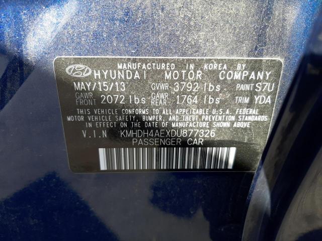 Photo 11 VIN: KMHDH4AEXDU877326 - HYUNDAI ELANTRA GL 