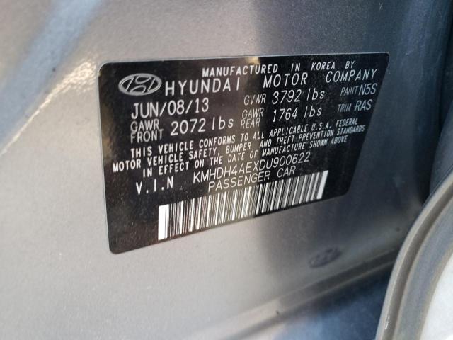 Photo 11 VIN: KMHDH4AEXDU900622 - HYUNDAI ELANTRA GL 