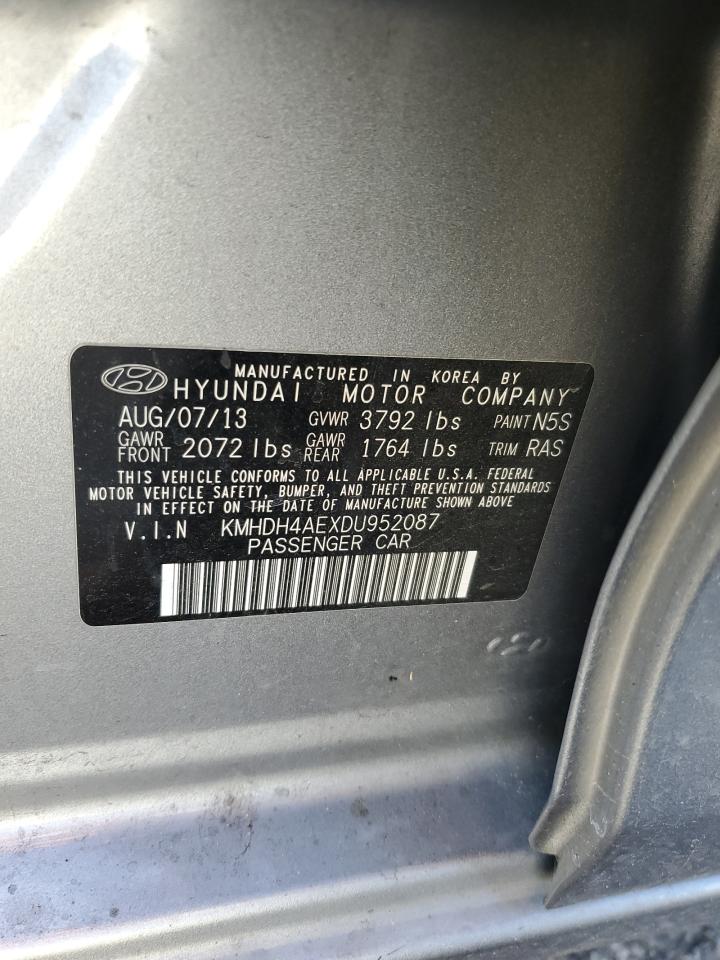 Photo 11 VIN: KMHDH4AEXDU952087 - HYUNDAI ELANTRA 