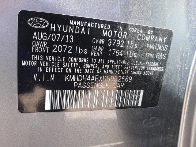 Photo 11 VIN: KMHDH4AEXDU952669 - HYUNDAI ELANTRA 