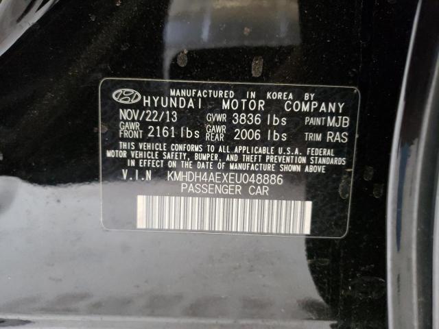 Photo 9 VIN: KMHDH4AEXEU048886 - HYUNDAI ELANTRA SE 