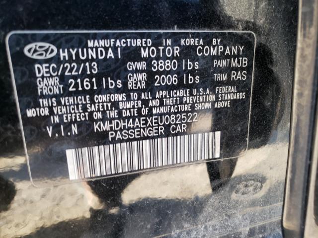 Photo 9 VIN: KMHDH4AEXEU082522 - HYUNDAI ELANTRA SE 