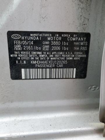 Photo 11 VIN: KMHDH4AEXEU120265 - HYUNDAI ELANTRA 