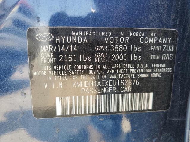 Photo 11 VIN: KMHDH4AEXEU162676 - HYUNDAI ELANTRA 