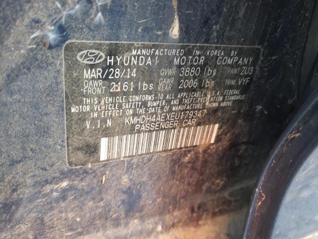 Photo 12 VIN: KMHDH4AEXEU179347 - HYUNDAI ELANTRA SE 