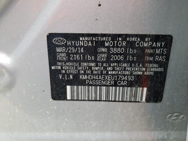 Photo 9 VIN: KMHDH4AEXEU179493 - HYUNDAI ELANTRA SE 