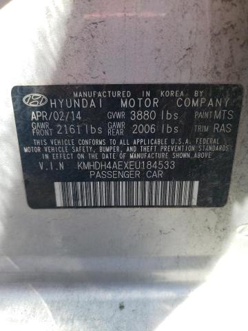 Photo 11 VIN: KMHDH4AEXEU184533 - HYUNDAI ELANTRA 