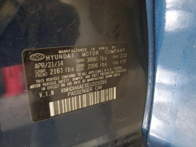 Photo 11 VIN: KMHDH4AEXEU203095 - HYUNDAI ELANTRA SE 