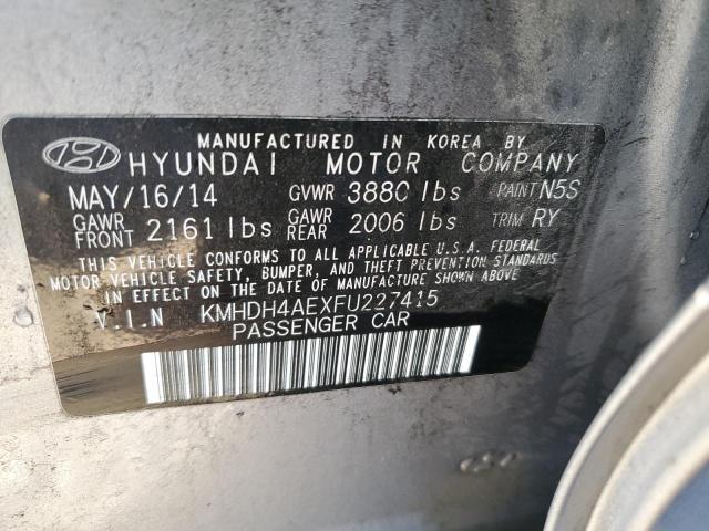 Photo 11 VIN: KMHDH4AEXFU227415 - HYUNDAI ELANTRA SE 