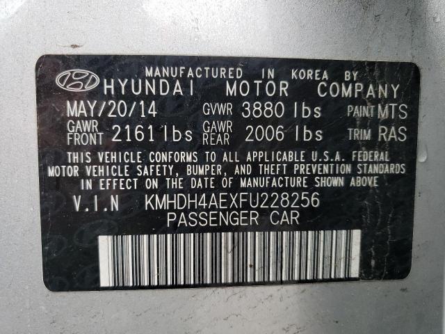 Photo 11 VIN: KMHDH4AEXFU228256 - HYUNDAI ELANTRA SE 