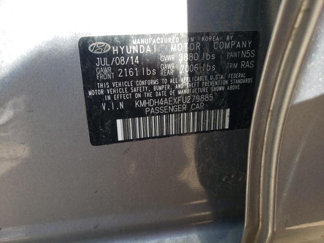 Photo 9 VIN: KMHDH4AEXFU279885 - HYUNDAI ELANTRA SE 