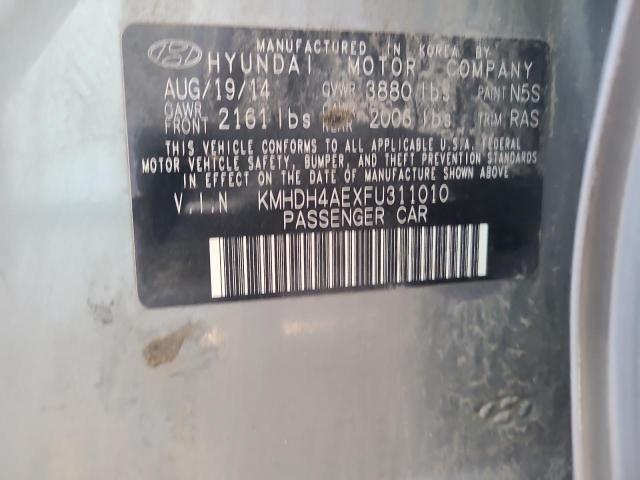 Photo 11 VIN: KMHDH4AEXFU311010 - HYUNDAI ELANTRA SE 