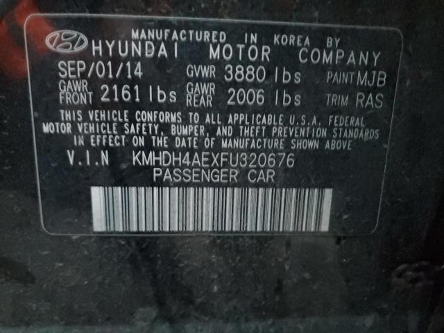 Photo 11 VIN: KMHDH4AEXFU320676 - HYUNDAI ELANTRA SE 