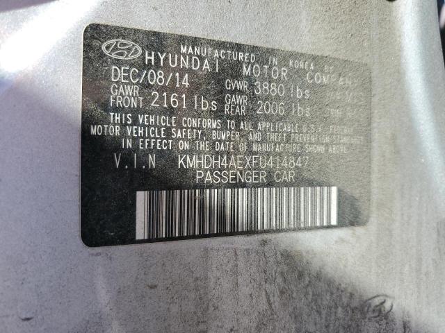 Photo 11 VIN: KMHDH4AEXFU414847 - HYUNDAI ELANTRA 